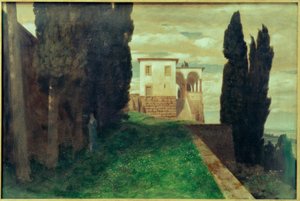 春のイタリアの別荘 作： Arnold Böcklin